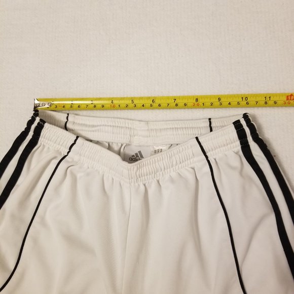 Adidas White Shorts Climalite Vintage Basketball Soccer Track or Running Shorts - Picture 13 of 13